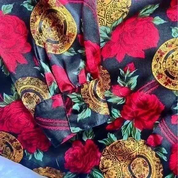 Vintage 80’s Notations Silky Secretary Blouse 8 - Picture 4 of 10